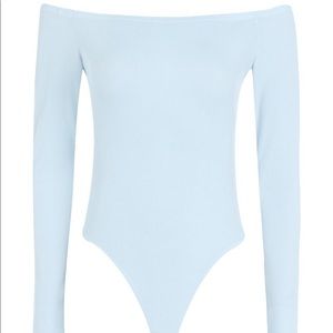 Boohoo Ribbed Bodysuit Long Sleeve